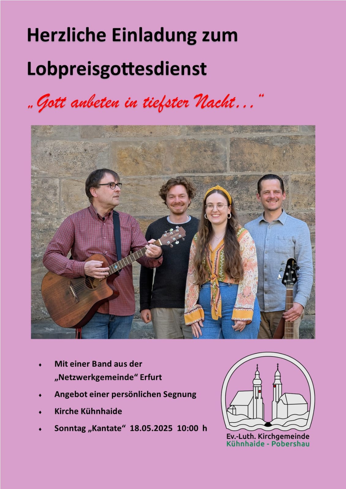 Flyer Lobpreigottesdienst