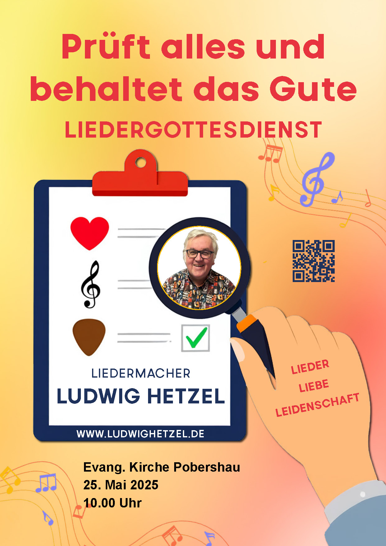 Flyer Liedergottesdienst