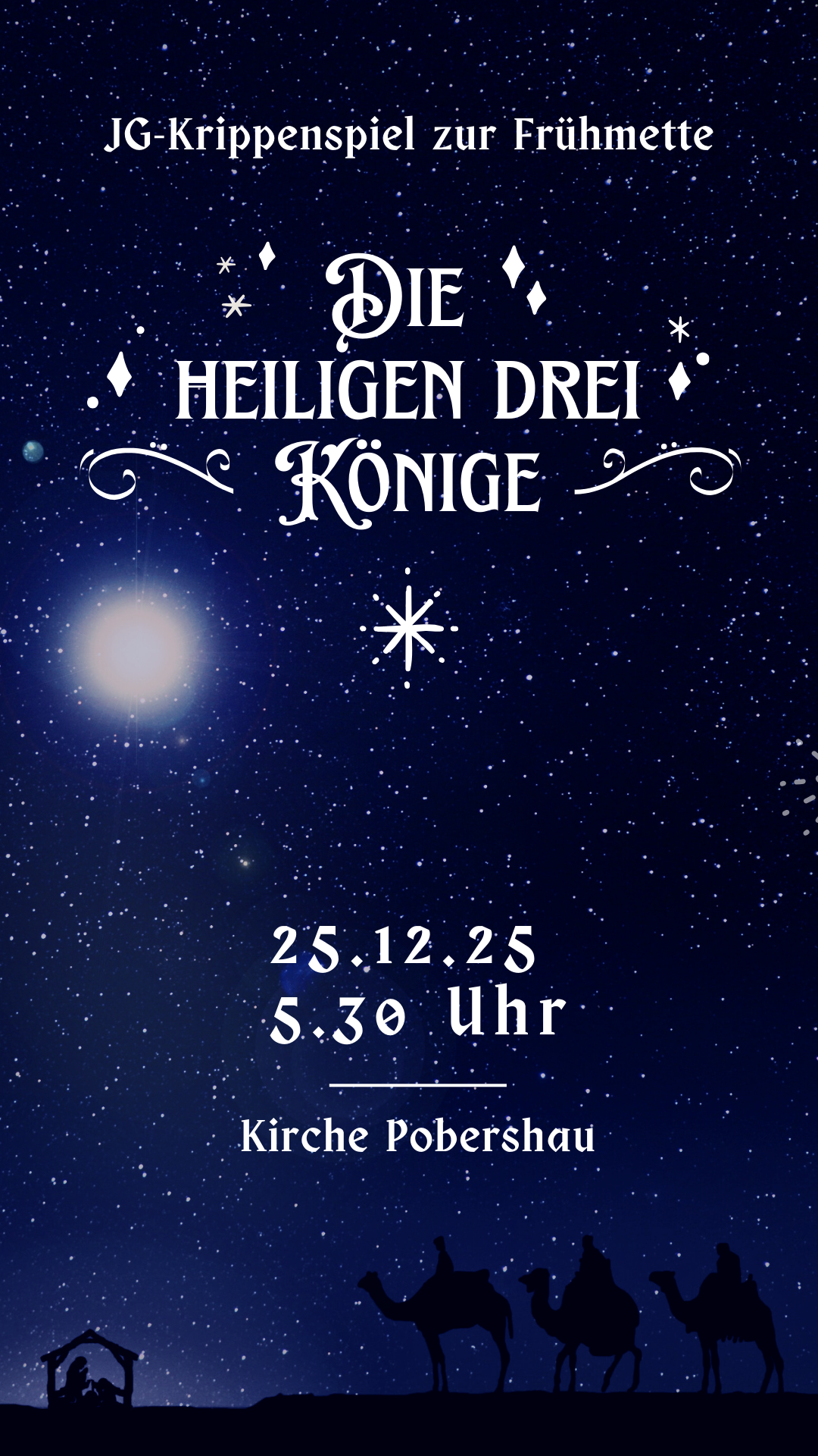 Flyer Die Heiligen 3 Könige