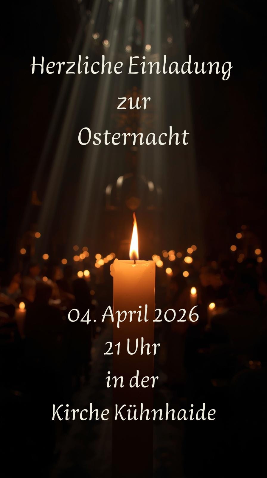 Flyer Osternacht Kühnhaide