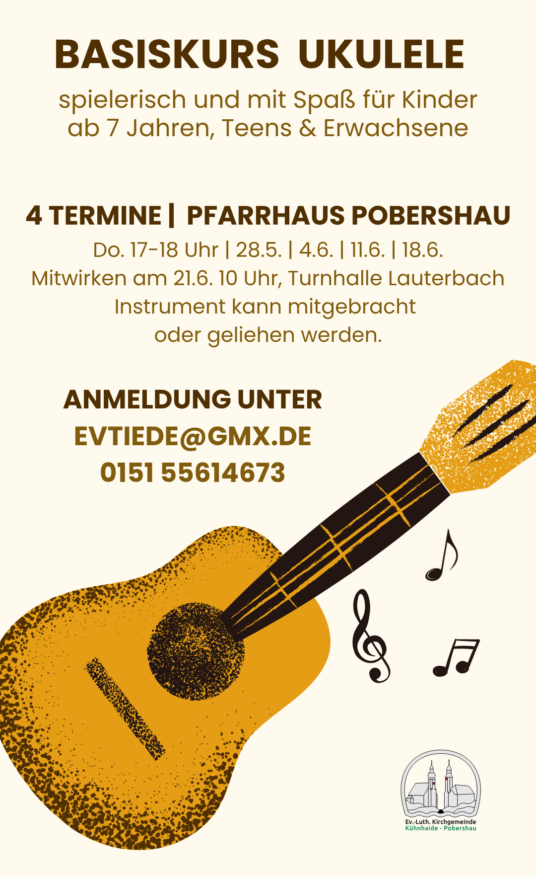 Flyer Grundkurs Ukulele