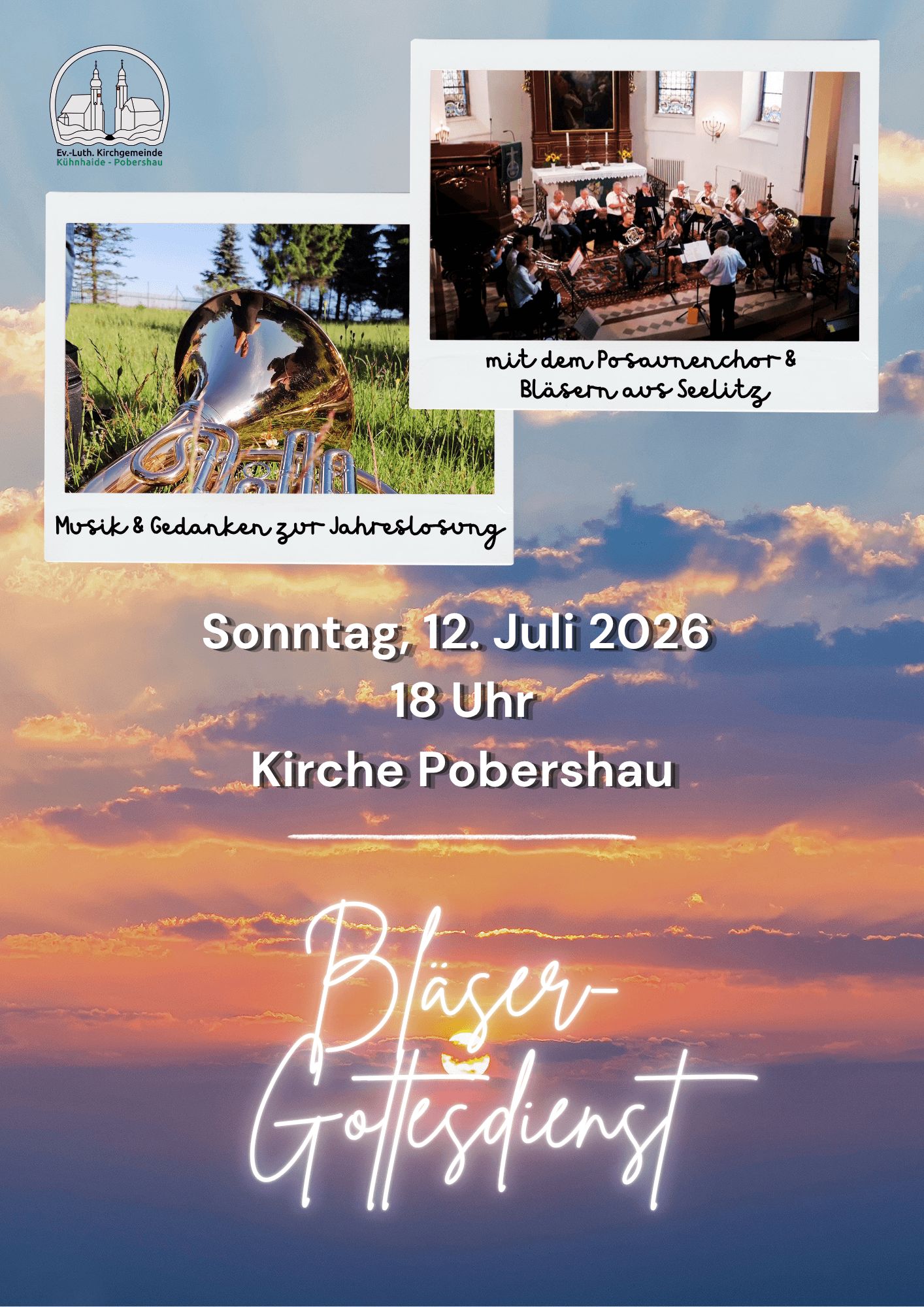 Flyer Bläsergottesdienst