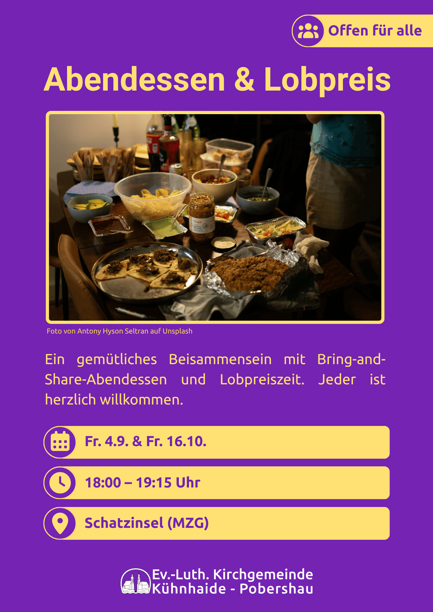 Abendessen & Lobpreis