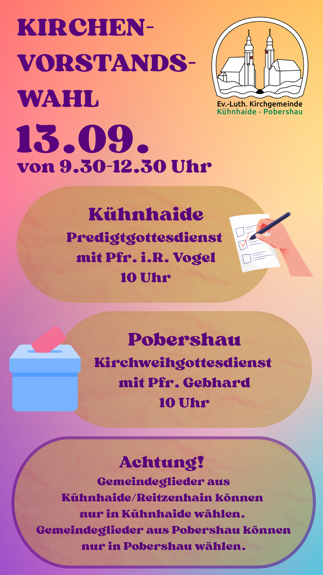 Wahl Kirchenvorstand