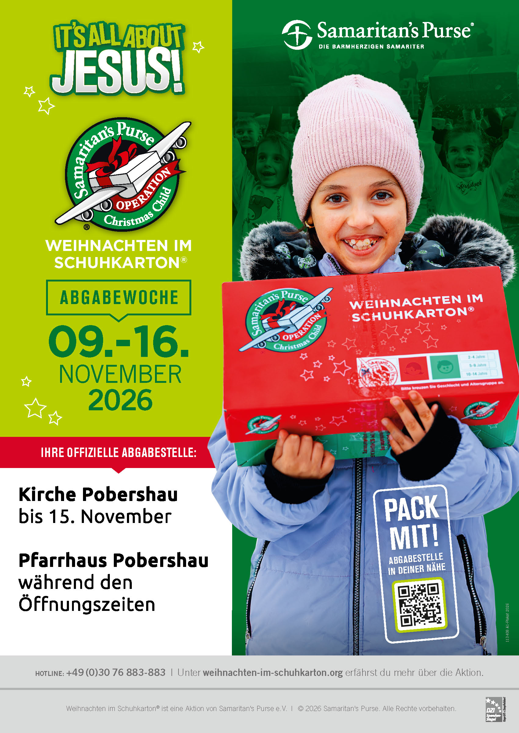 Weihnachten im Schuhkarton Pobershau